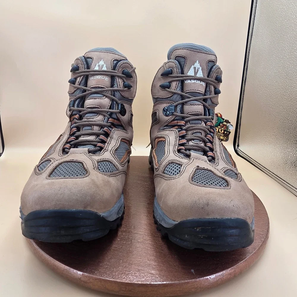 Vasque Breeze Gore-Tex Hiking Boots Mens 13W Brown Leather Waterproof Vibram